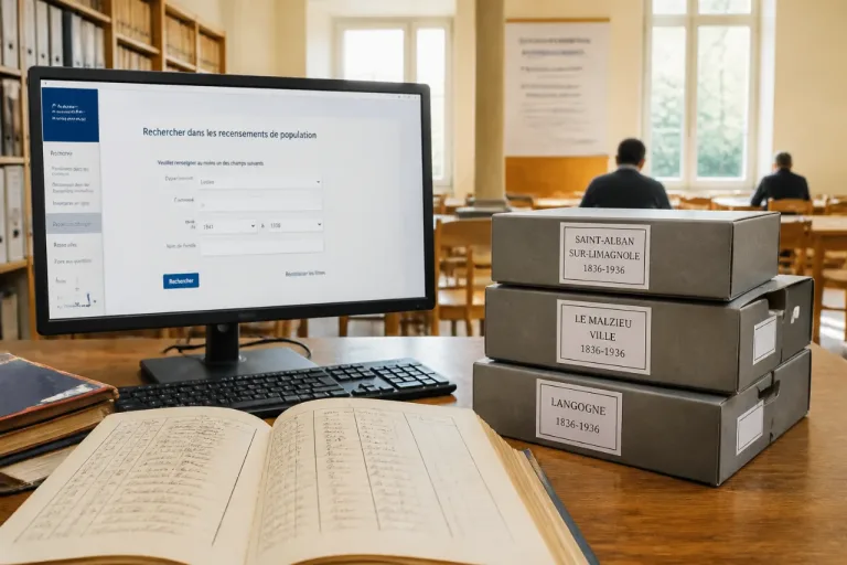 Les Archives de la Lozère lancent un formulaire unique pour explorer les recensements (1836-1975)