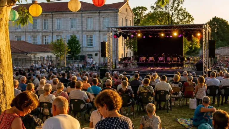 Les Eurochestries réunissent 170 spectateurs au jardin vert de Châteauneuf-sur-Charente