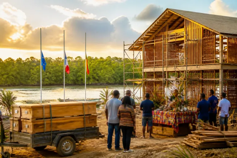 Les huit ancêtres Kali’na et Arawak doivent revenir en Guyane : une maison funéraire à Iracoubo prête en décembre