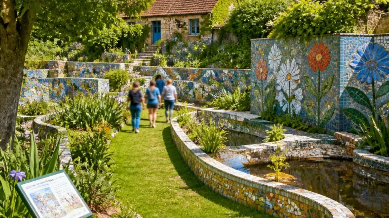 Les Jardins de la Feuilleraie : 30 ans de mosaïques nichées dans le Perche