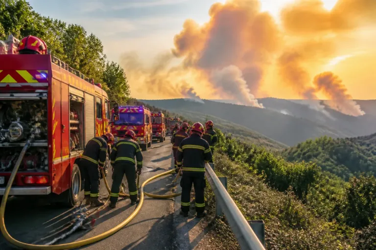 Les pompiers de l’Aveyron mobilisés en renfort sur plusieurs incendies estivaux
