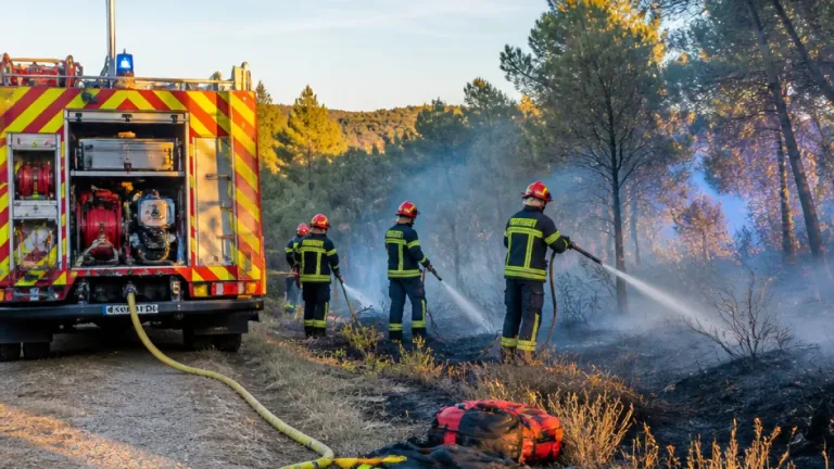 Les pompiers du Loiret relevés après une semaine de lutte contre le feu près de Montséret