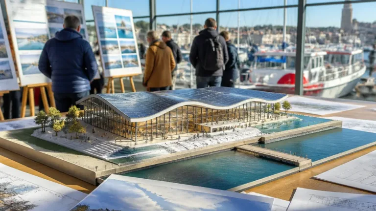 Les Sables-d'Olonne associé au nouveau « Pavillon du Nautisme » imaginé par Bohuon Bertic