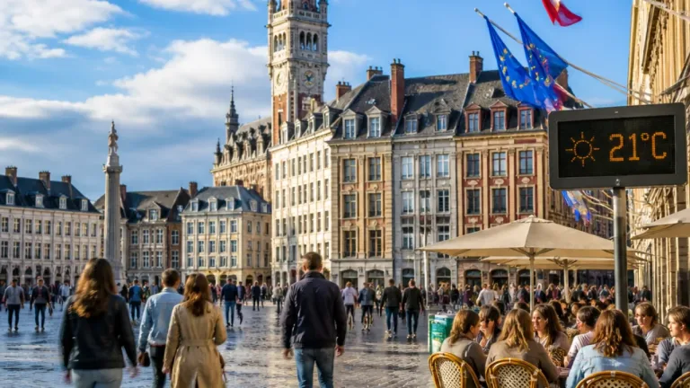 Lille : éclaircies l’après-midi après un matin maussade, vent du nord au rendez-vous