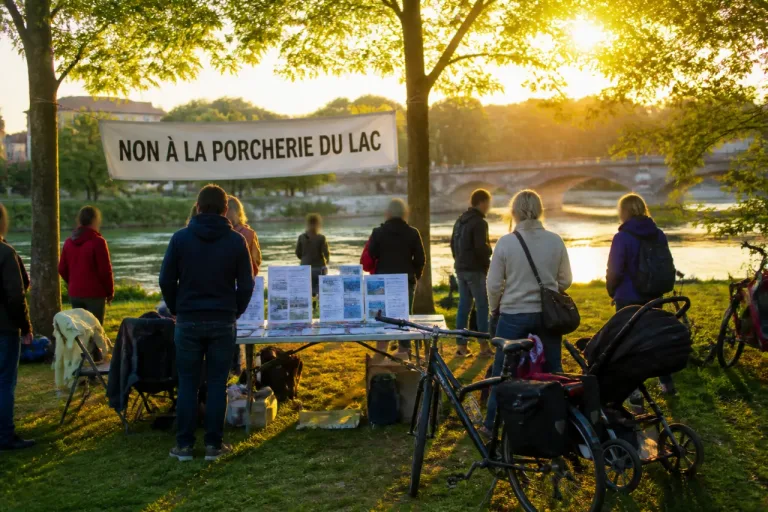 Limoges : réunion et rassemblement contre la porcherie industrielle du Villard
