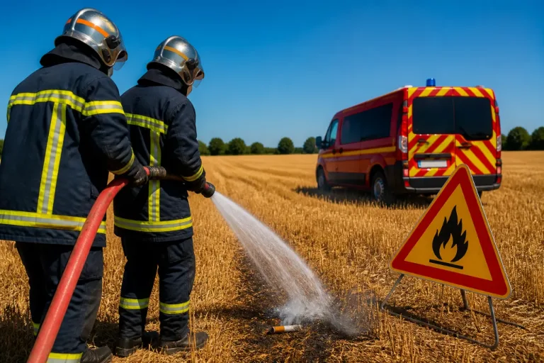Loiret: une vidéo choc des pompiers pour couper court aux mégots en plein risque d’incendie