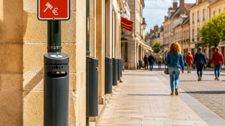 Lons-le-Saunier : 150 cendriers et un arrêté pour lutter contre les mégots sur la voie publique