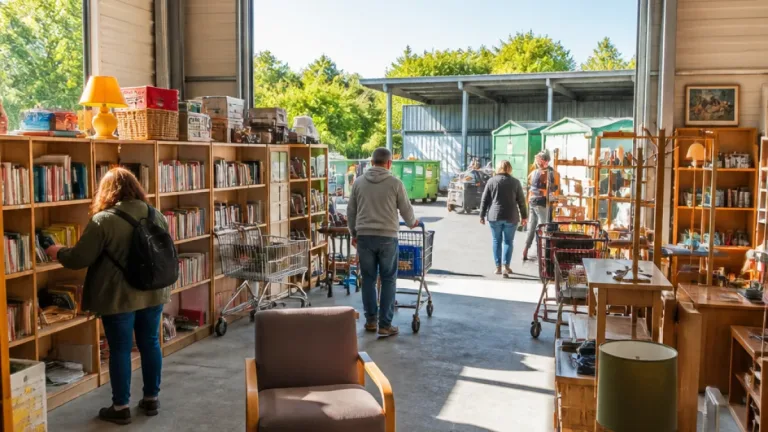 Lons-le-Saunier : la déchetterie lance le local « Servez‑vous » pour donner une seconde vie aux objets