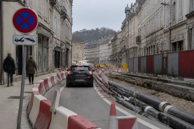 Lons-le-Saunier : réseau de chaleur, l’avenue Aristide-Briand fortement restreinte dès le 6 juillet