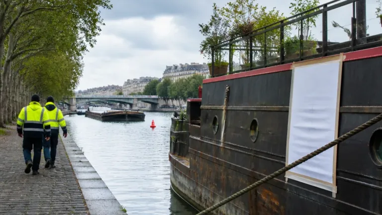 Lyon : la justice ordonne à une péniche de quitter le quai Joffre