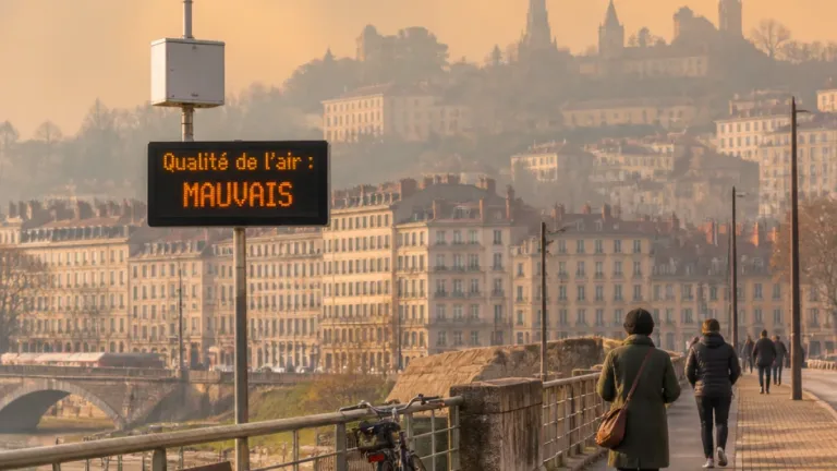 Lyon : la qualité de l'air reste dégradée par les fumées des incendies en Gironde