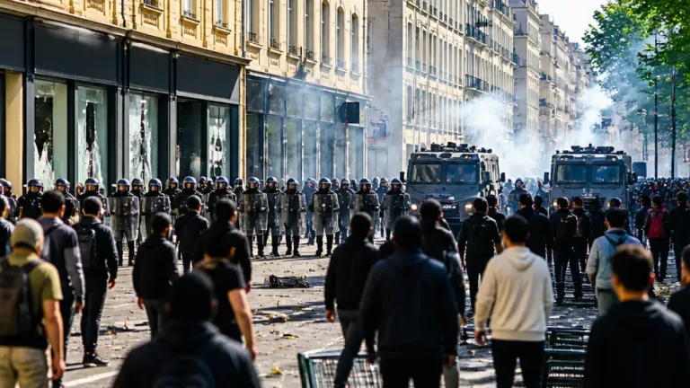 Lyon : nuits d'affrontements en Presqu’île après France‑Espagne, 21 interpellations