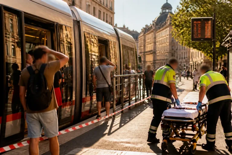 Lyon : un homme meurt après un malaise dans une rame de tramway surchauffée