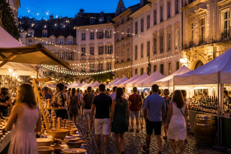 Mâcon lance l’été en nocturne avec un marché gourmand et artisanal au cœur de ville