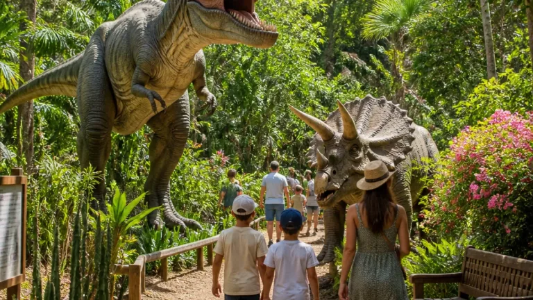 Macouria : le jardin botanique propose une promenade immersive au temps des dinosaures