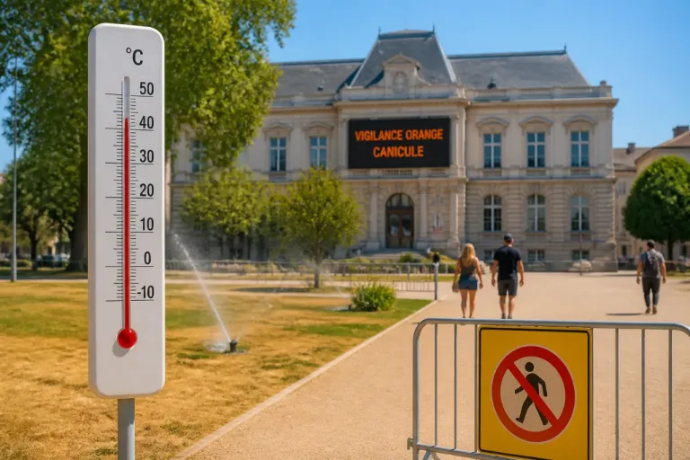Maine-et-Loire placé en vigilance orange : des pointes à 39 °C attendues et des consignes à suivre