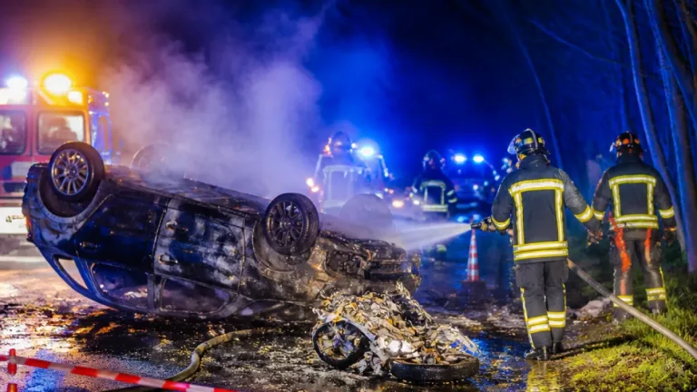 Marigny-Saint-Marcel : un motard de 23 ans meurt dans une collision, la voiture impliquée prend feu