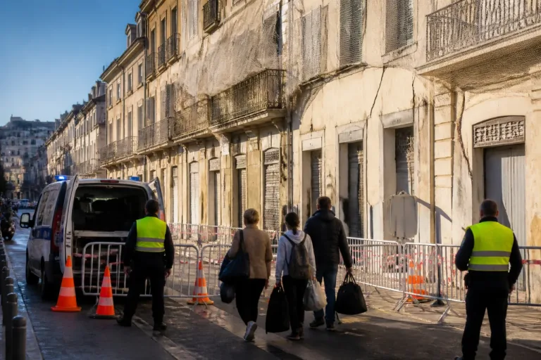 Marseille : nouvelles fissures rue d’Aubagne, évacuations et périmètre de sécurité
