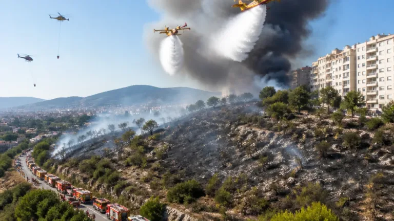 Marseille : un feu fixé dans le secteur de la Valbarelle après la mobilisation des pompiers