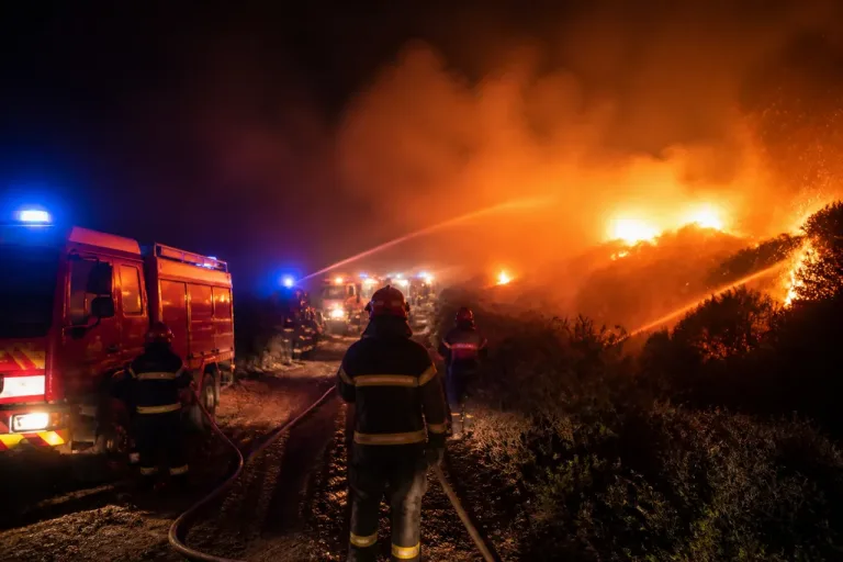 Méga-feu entre Hérault et Aude : des pompiers aveyronnais en renfort toute la nuit