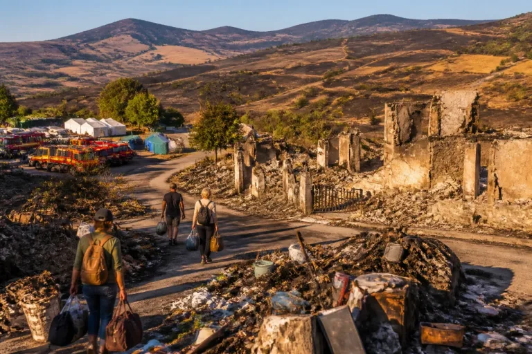 Mégafeu dans les Pyrénées-Orientales : retour des sinistrés, villages dévastés et traumatisme des familles