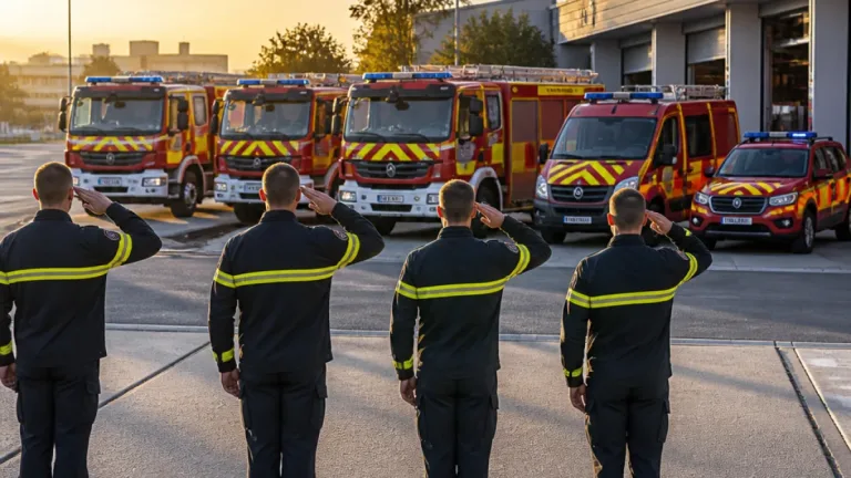 Melun : 22 pompiers du SDIS77 partent en renfort pour les feux en Gironde