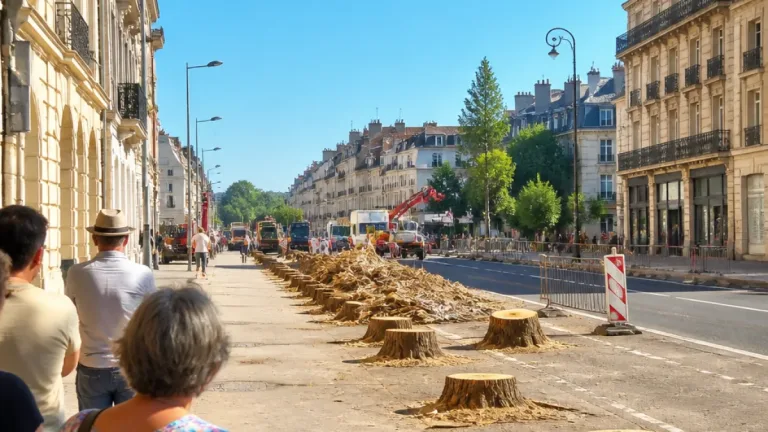Melun : la disparition des 93 tilleuls de l’avenue Thiers ravive un débat sur le Tzen 2