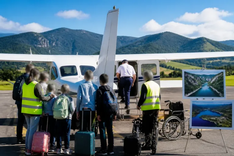 Mende : des enfants malades prennent de la hauteur grâce aux baptêmes de l'air