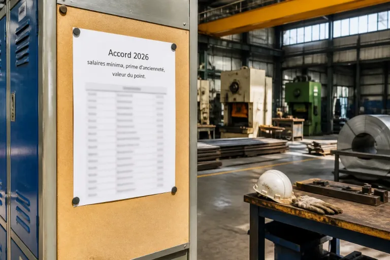 Métallurgie de l’Oise : accord 2026 sur salaires et ancienneté, qui est concerné ?
