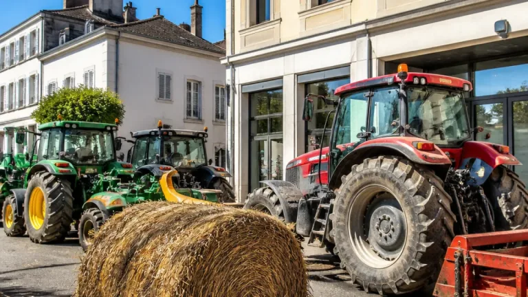 Mont-de-Marsan : agriculteurs en colère face à la sécheresse, rassemblement devant banques et MSA