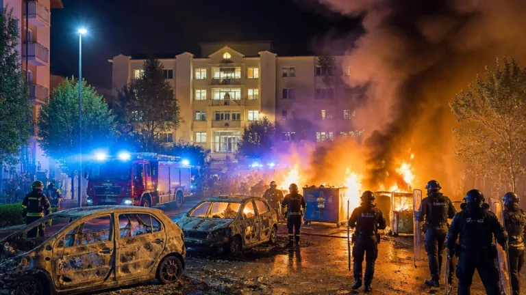 Mont‑de‑Marsan : violences nocturnes au Peyrouat, pompiers et policiers pris pour cible