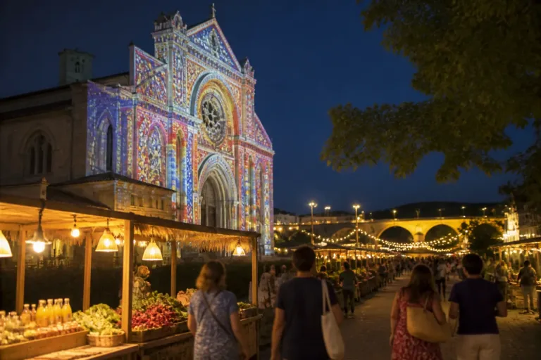 Montauban met en lumière son été: Lucioles, marchés nocturnes et cinéma au jardin