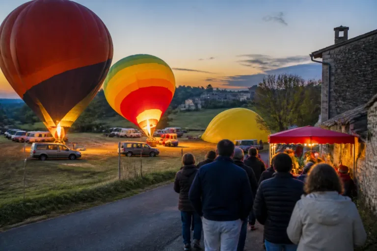 Montgolfières entre Najac et Villeneuve : le retour très attendu de Ballons en Bastides