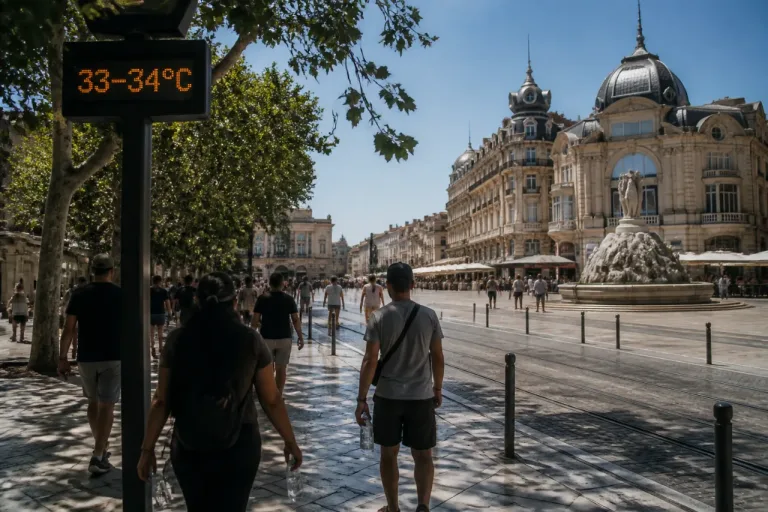 Montpellier: chaleur bien installée aujourd’hui, nouvel épisode plus chaud attendu demain