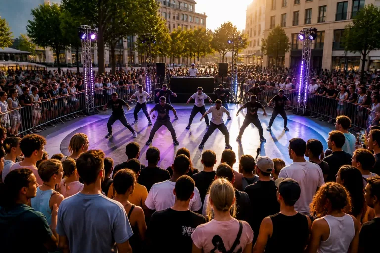 Montpellier : final gratuit de Montpellier Danse place de l’Europe avec Mazelfreten