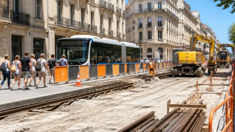 Montpellier : travaux d’été sur le réseau de tram, fortes perturbations prévues en août