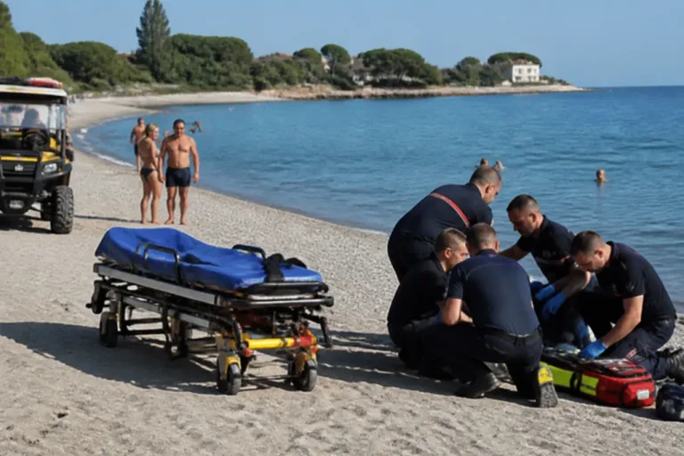 Moriani-Plage : une octogénaire décède après une baignade, décès acté à 17 h 31