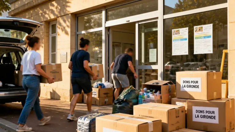 Moulins organise une collecte locale pour venir en aide aux sinistrés des incendies en Gironde