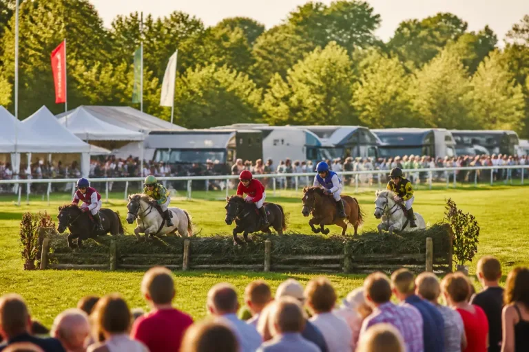 Moulins : premier Point to Point de poneys dans l'Allier, une journée de courses sur l'hippodrome