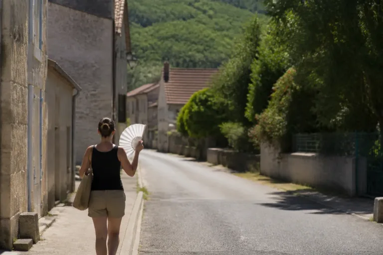 Mussy-sur-Seine, deux vendredis au sommet des chaleurs en France