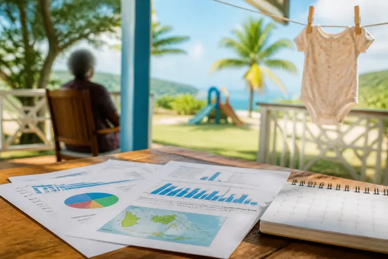 Naissances en recul et population qui vieillit : le bilan démographique 2025 en Guadeloupe