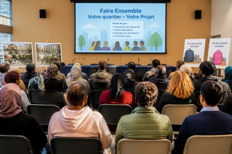 Nanterre : réunion publique au Petit-Nanterre pour restituer la concertation locale