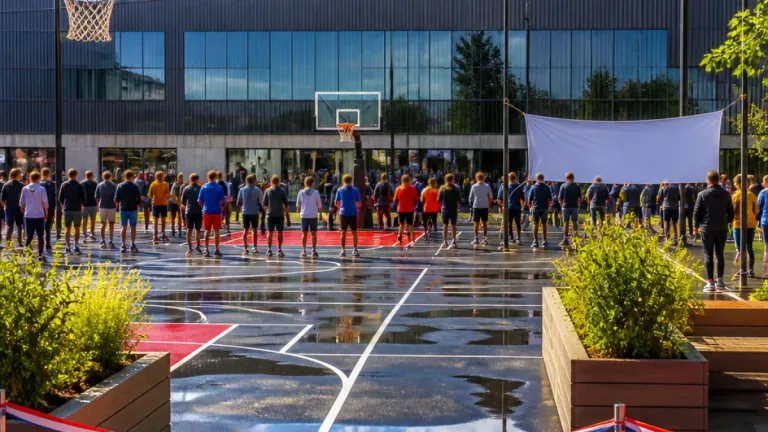 Nanterre : Victor Wembanyama inaugure et finance la rénovation d’un terrain de basket