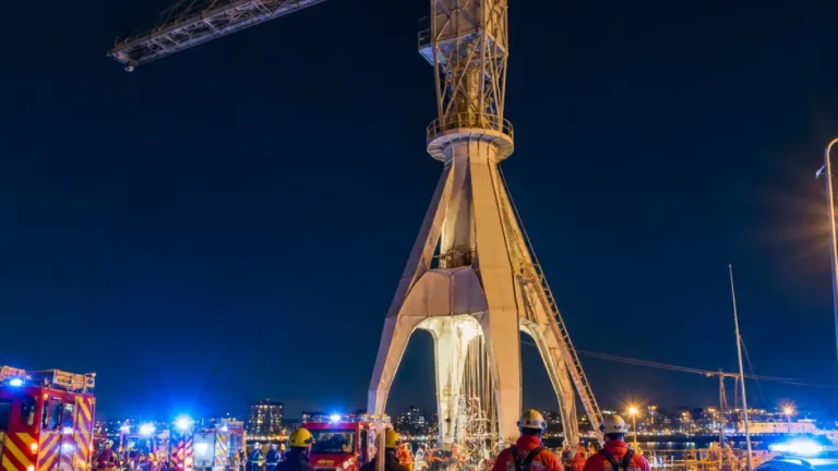 Nantes : un homme perché au sommet de la grue Titan menace de se suicider