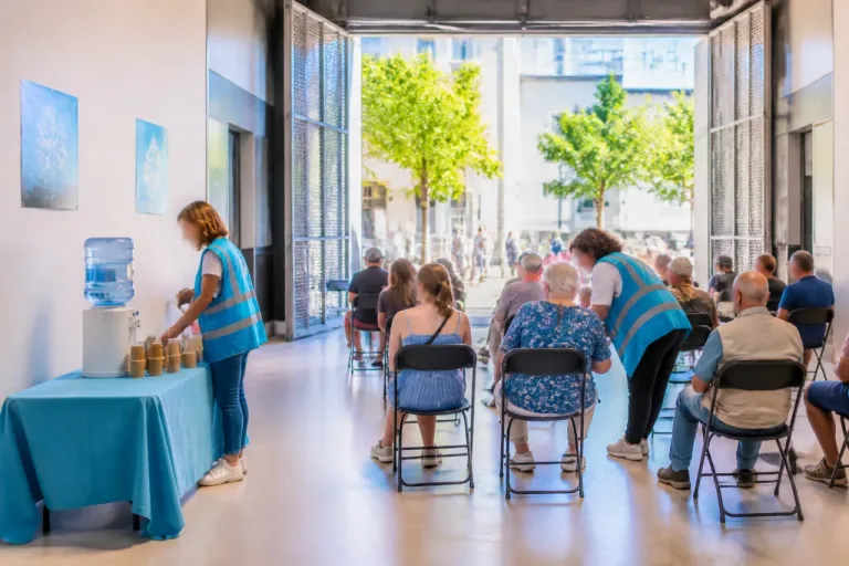 Nantes : un refuge climatise à la Manufacture ouvert au public pendant la canicule