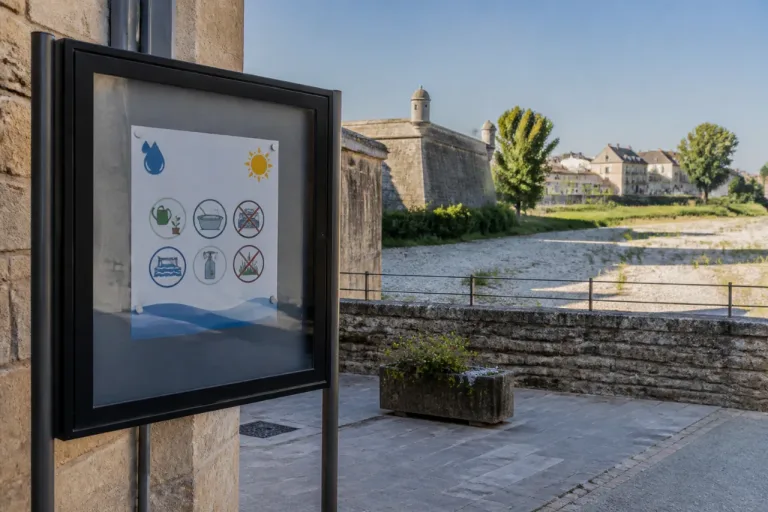 Navarrenx placée en vigilance sécheresse : appel au civisme pour préserver l’eau