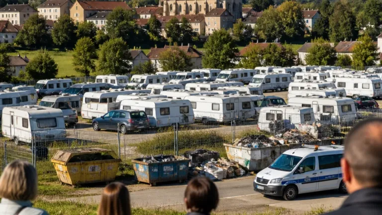 Neufchâteau : une centaine de caravanes installées, le maire porte plainte