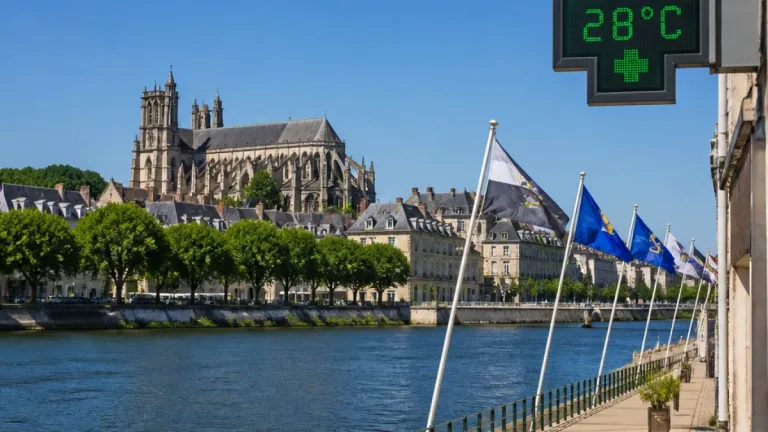 Nevers : dimanche sous ciel clair, chaleur modérée et vent de Nord-Est