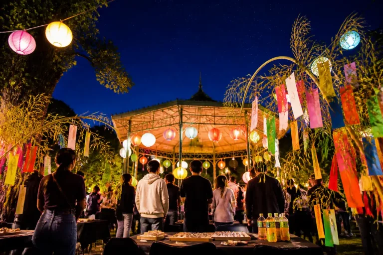 Nevers : une soirée Tanabata, jeux et lanternes au kiosque du parc Salengro