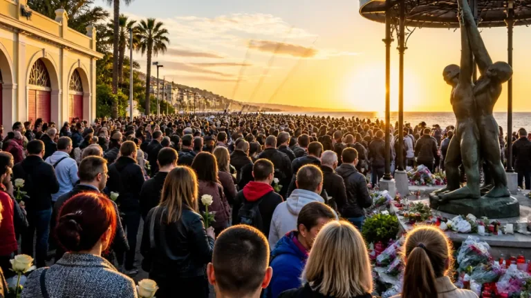 Nice : des milliers de Niçois marchent pour le 10e anniversaire de l’attentat du 14‑Juillet
